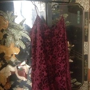 A very unique velvety sexy flattering little dress